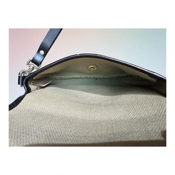 Dooney & Bourke Black / Gray Canvas Wristlet - Picture 6 of 6